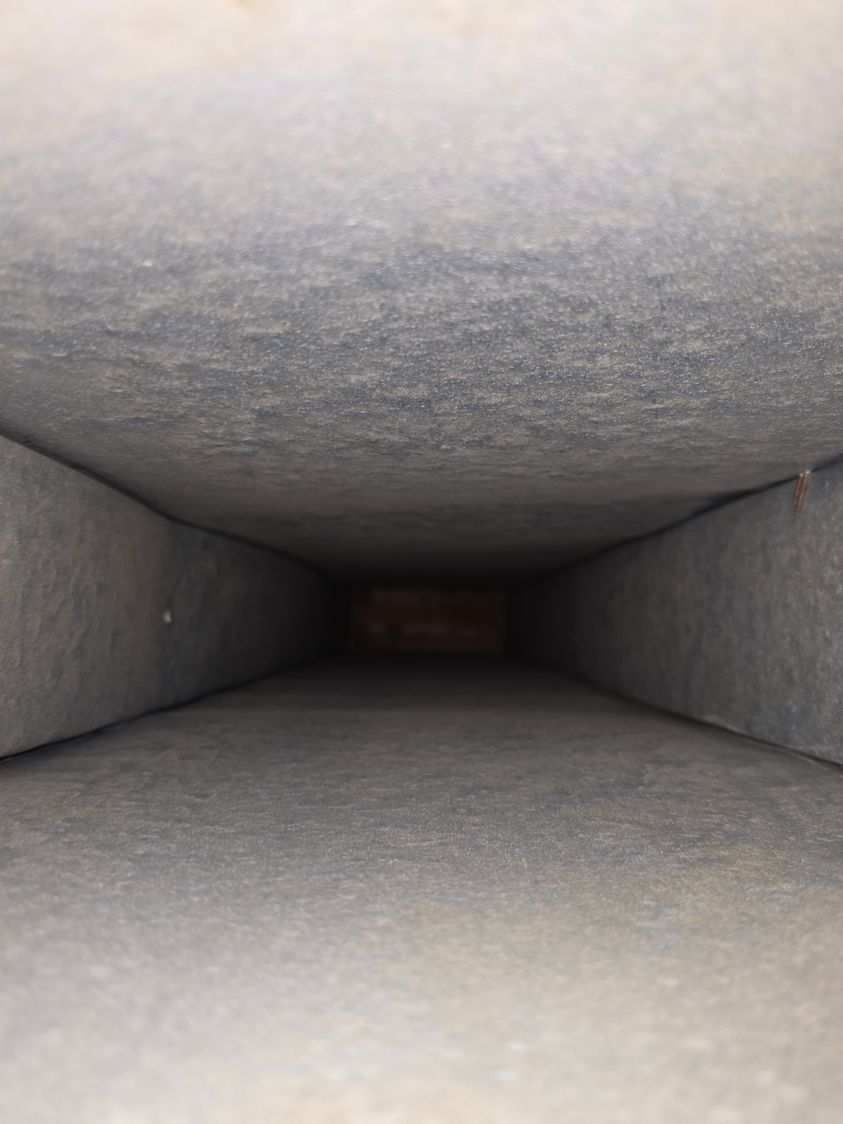 Air duct interior after professional cleaning and antimicrobial treatment — Brick, NJ