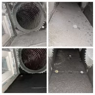 Before-after images reveal the effectiveness of commercial air duct cleaning in Manchester NJ