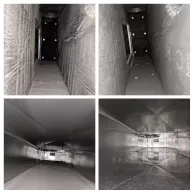 Collage of commercial air duct cleaning completed in Toms River