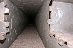 Close up of a clean air duct