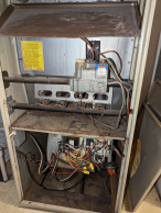 Howell's HVAC system exhibits visible signs of dust buildup